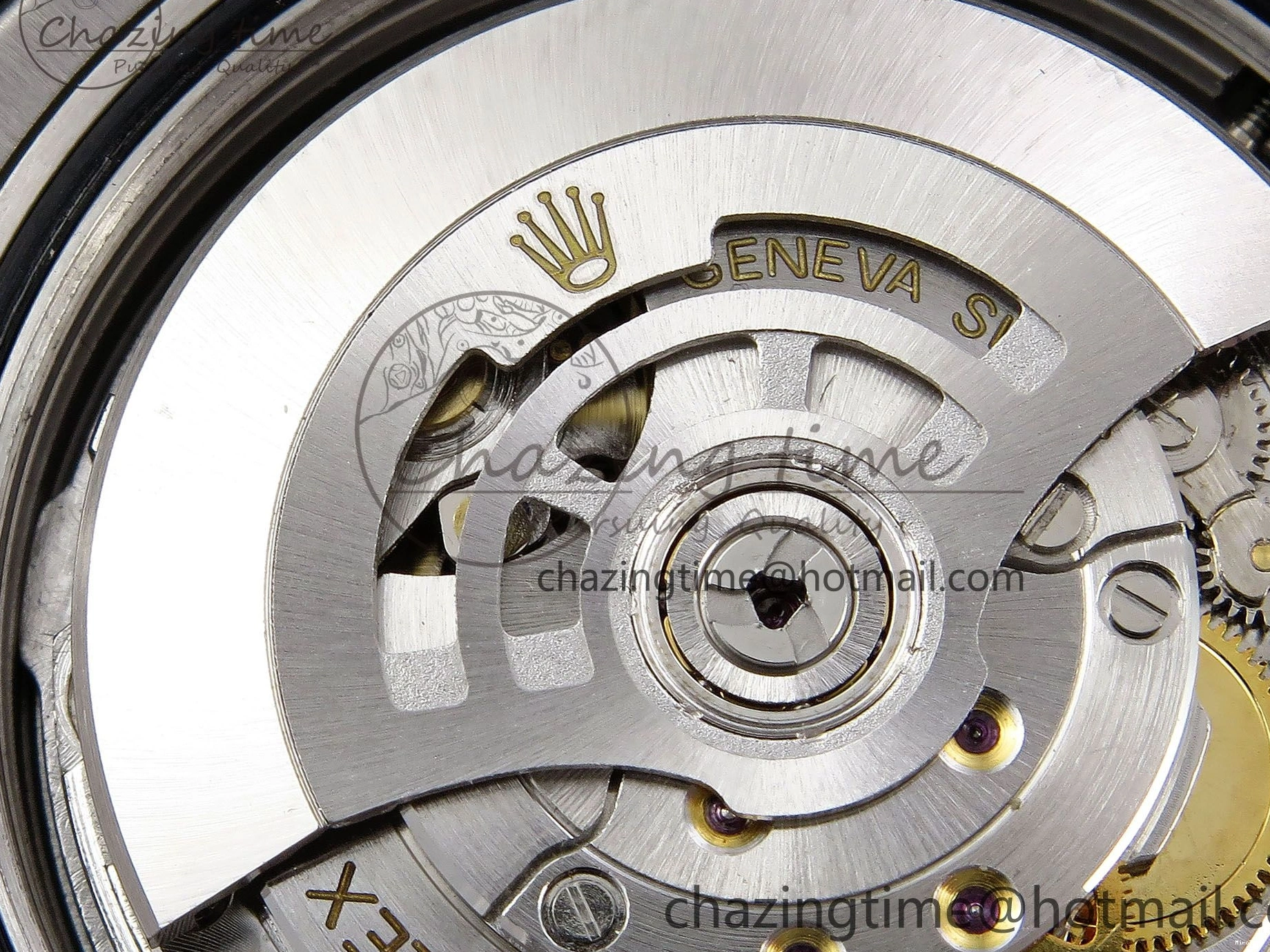 MiroTime 0418 SportInspired DayDate 40 SS JDF 904L Steel Gray Textured Stick Dial on President Bracelet VR3255 V3 (Gain Weight) 1437